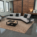 Balance Fabric & Leather Sofa