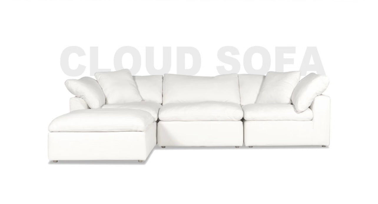 Cloud Sofa- Modern fabric sofa reviews- sectional for living room
