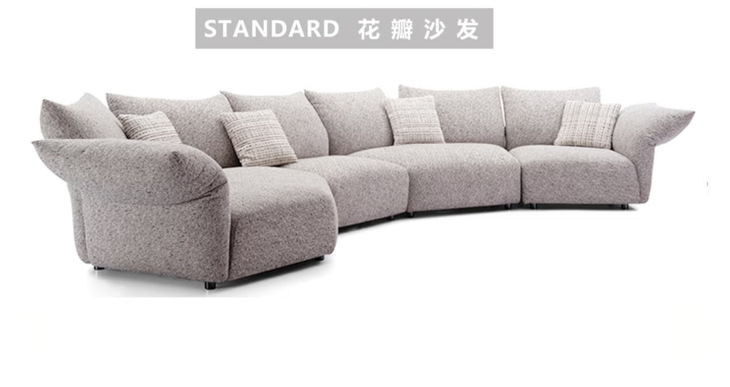 standard sofa-blossom couch Minimalist sofa Sectional for living room
